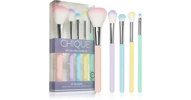 Royal and Langnickel Chique Pastel 5 piece brush set for a perfect look