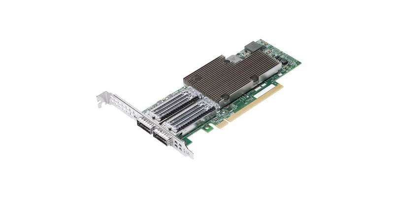 Broadcom P2100G - 2x100GbE PCIe NIC QSFP56 PCIe4 x16