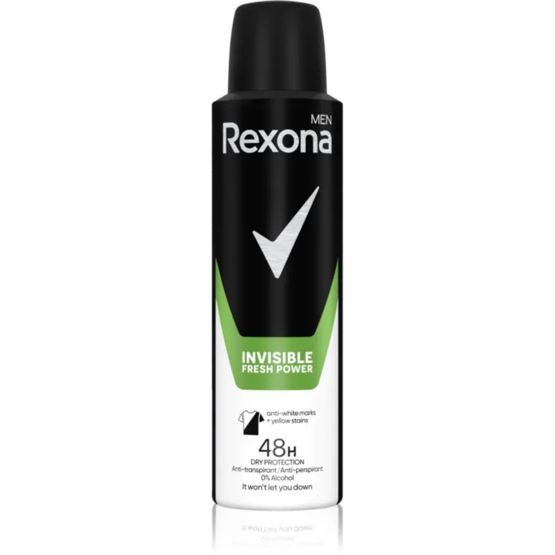 Rexona Men Invisible Fresh Power αντιιδρωτικό σε σπρέι για άντρες 150 ml