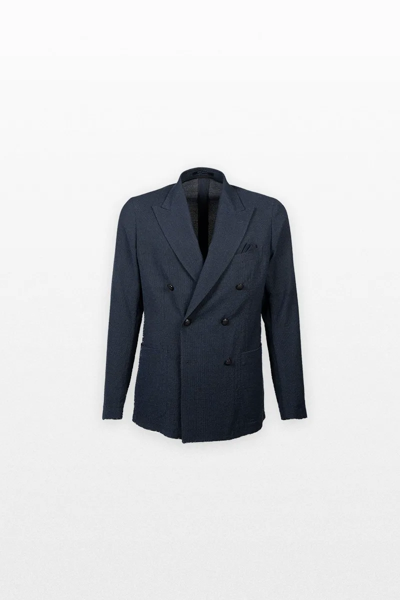 TAGLIATORE Ανδρικό Μπλε Double-Breasted Blazer