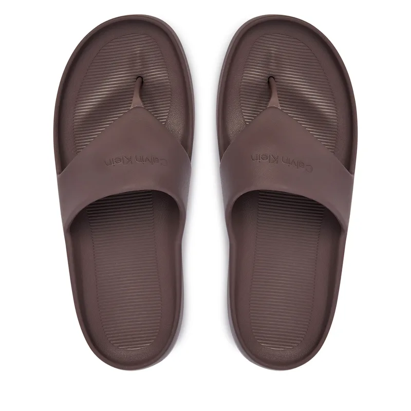 Σαγιονάρες Calvin Klein One Piece Eva Flip Flop Thong HW0HW02957 Καφέ