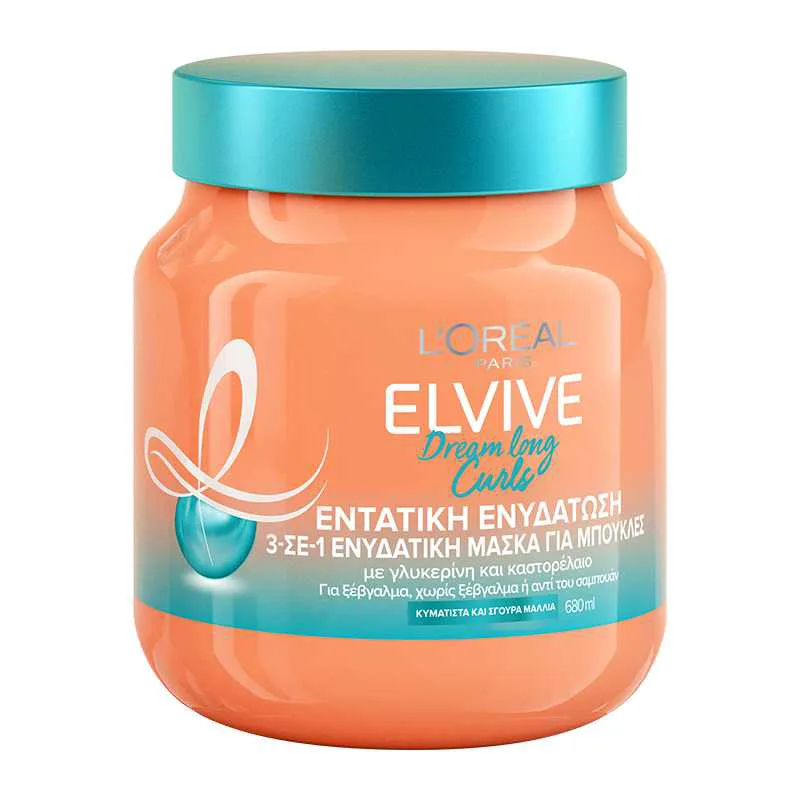 Elvive Dream Long Curls Ενυδατικη Μάσκα για Σγουρά Μαλλιά 680ml