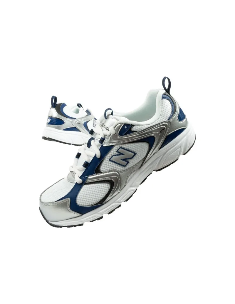 New Balance 408 men's sports shoes sneakers fashionable comfortable white silver