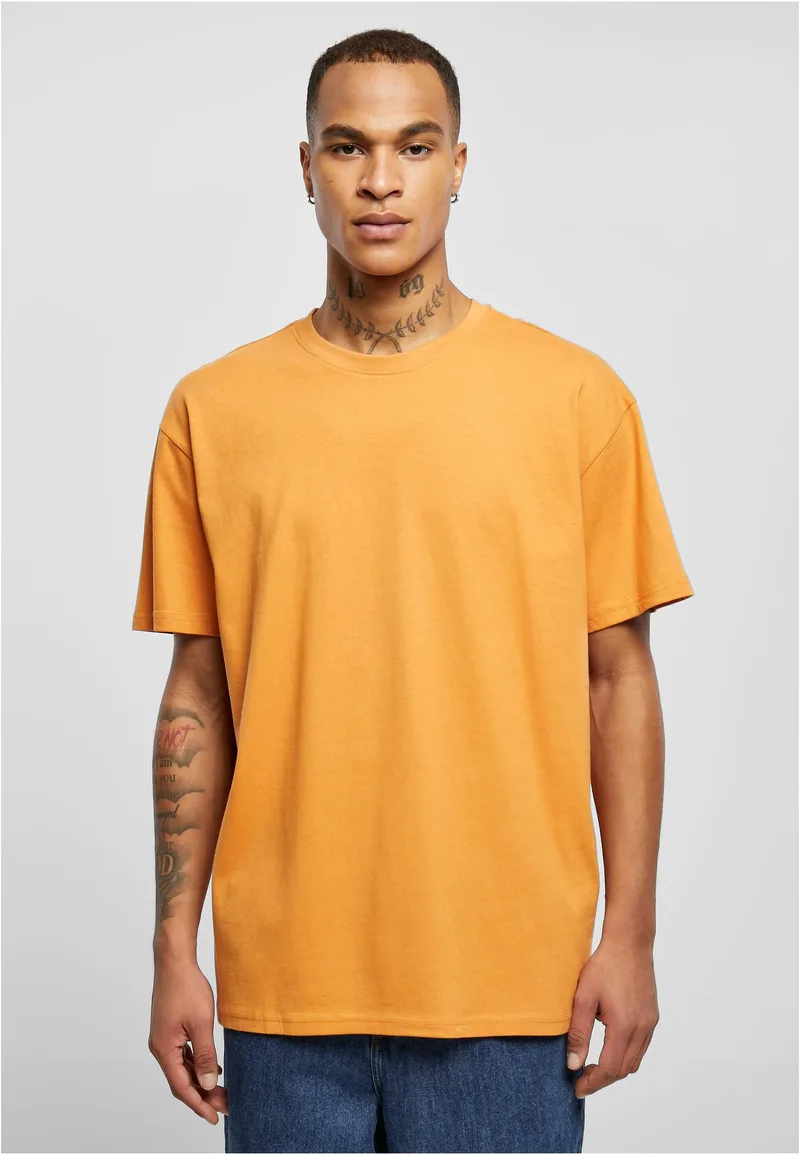 Ανδρικό T-Shirt Heavy Oversized BY102 Build Your Brand Forgottenorange