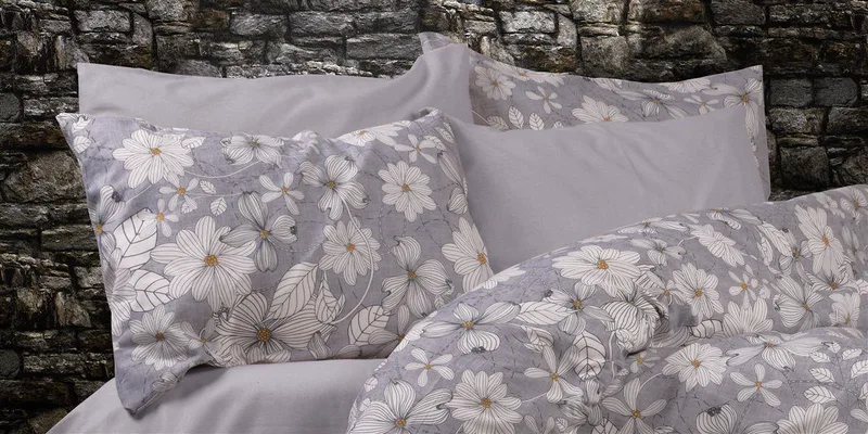 Μαξιλαροθήκη Φάκελος Polycotton 50x70εκ. Ήρα 426 Grey DimCol (Χρώμα: Γκρι, Ύφασμα: 70% Βαμβάκι-30% Polyester) - DimCol - 33311647046