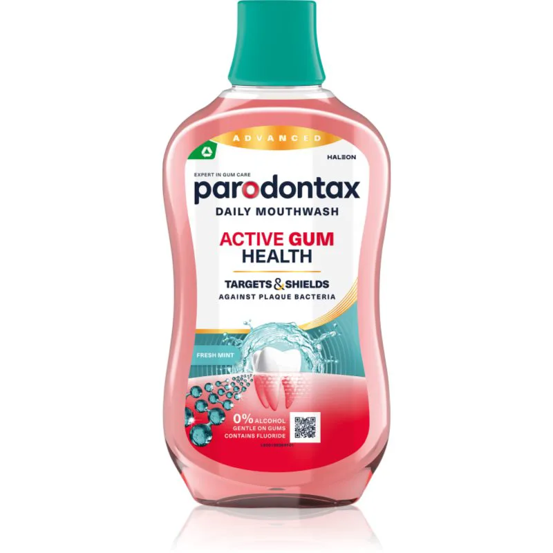 Parodontax Daily Gum Care Fresh Mint στοματικό διάλυμα για πλήρη προστασία των δοντιών Fresh Mint 500 ml