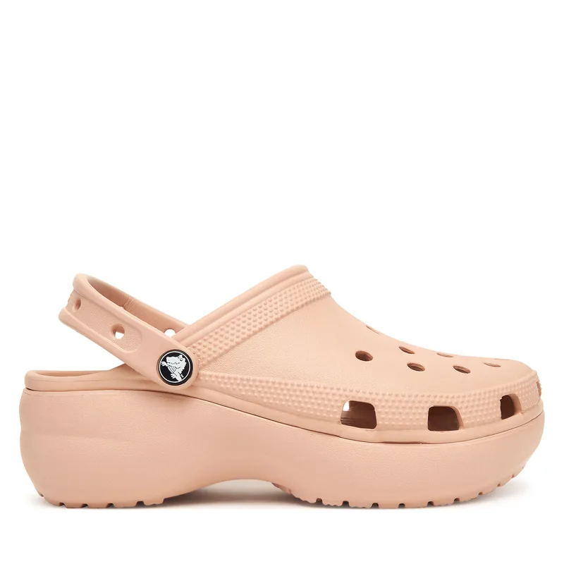Παντόφλες Crocs Classic Platform Clog 206750 Μπεζ