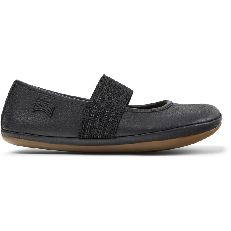 CAMPER RIGHT - Μπαλαρίνες Για Κορίτσια - Μαύρο, Μέγεθος 37, Smooth leather