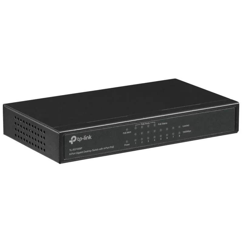 TP-Link TL-SG1008P 8-Port Gigabit Ethernet Switch with 4 PoE Ports