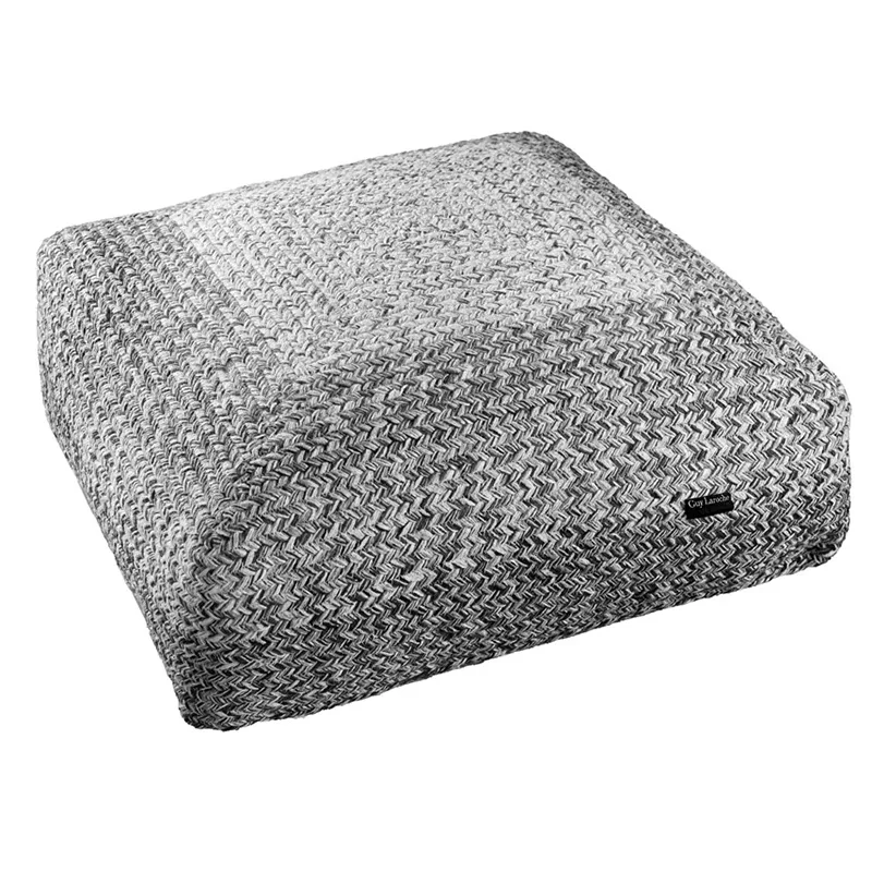 Πουφ 50X50X25 Guy Laroche Shades Grey Boho