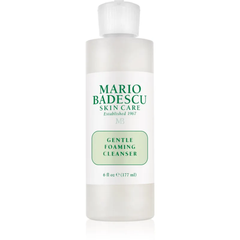 Mario Badescu Gentle Foaming Cleanser απαλό αφρώδες τζελ για τέλειο καθαρισμό 177 ml