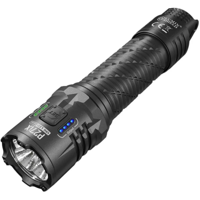 Φακός Nitecore Precise P27iX Tactical Strobe Ready Αδιάβροχος Ανθεκτικός Επαναφορτιζόμενος 5000 Lumens Μπαταρία 5.500 mAh - Black (6952506409839)