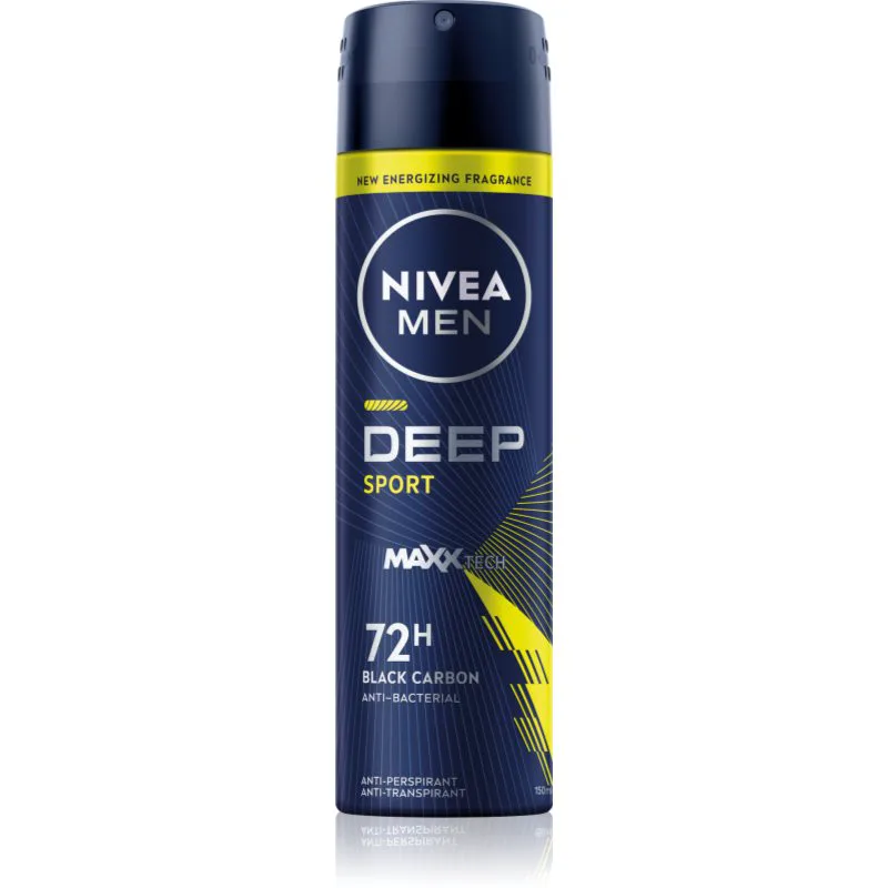 NIVEA MEN Deep Sport αντιιδρωτικό σε σπρέι για άντρες 150 ml