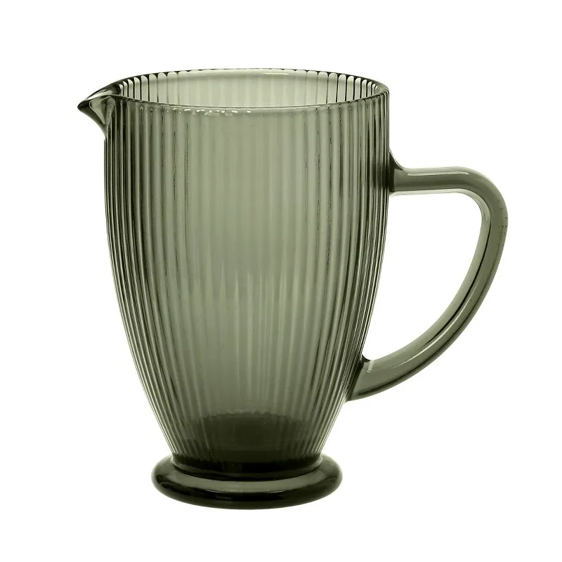 Κανάτα Γυάλινη 1,3ltr Noris Smoke CRYSPO TRIO 52.504.20 (Υλικό: Γυαλί, Χρώμα: Γκρι) - CRYSPO TRIO - 52.504.20
