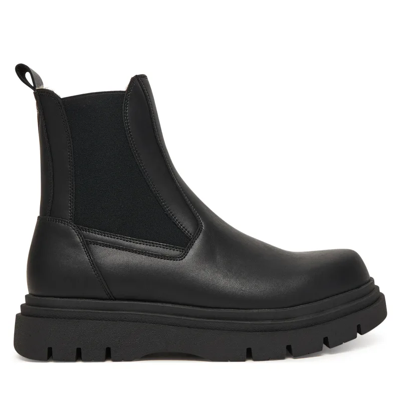 Μποτάκια με λάστιχο Guess FMFFER LEL10 Μαύρο