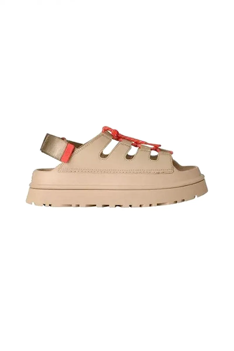 UGG ΠΑΠΟΥΤΣΙΑ ΠEΔΙΛΑ GOLDENGLOW TOGGLE ΚΟΡΔΟΝΙΑ LOGO MΠΕΖ