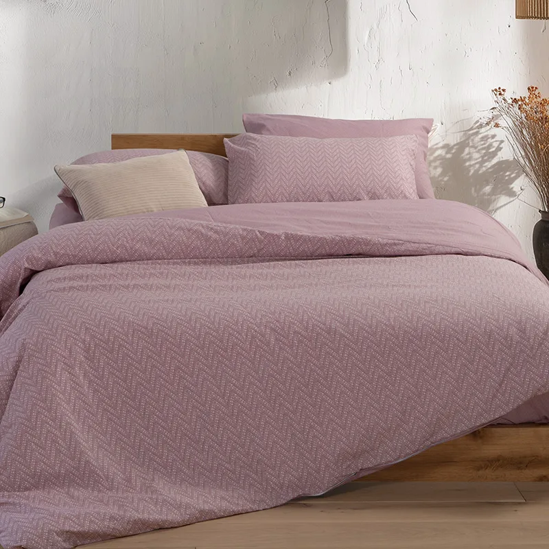 Σεντόνια Υπέρδιπλα (Σετ) 240X270 Nef Nef Suspen Mauve Χωρίς Λάστιχο (240x270)