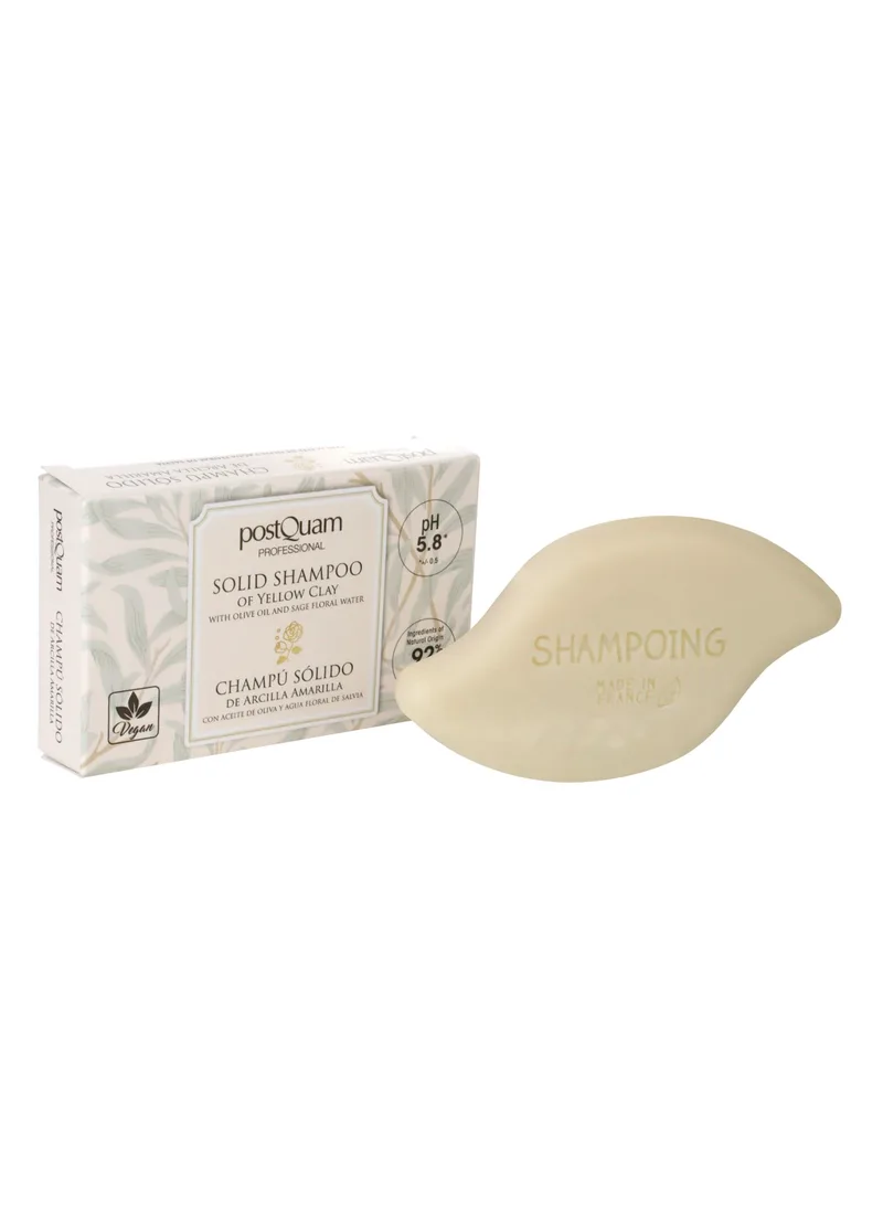 PostQuam & More Professional - SOLID SHAMPOO YELLOW CLAY 70GR POSTQUAM
