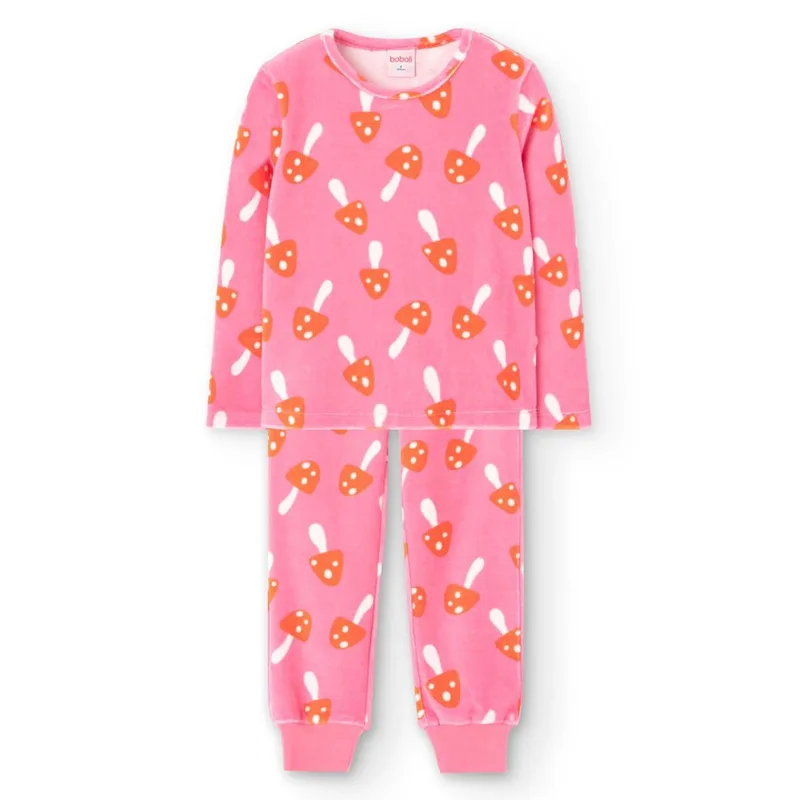 Πιτζάμα βελουτέ κορίτσι Boboli-922036-9669-Pink