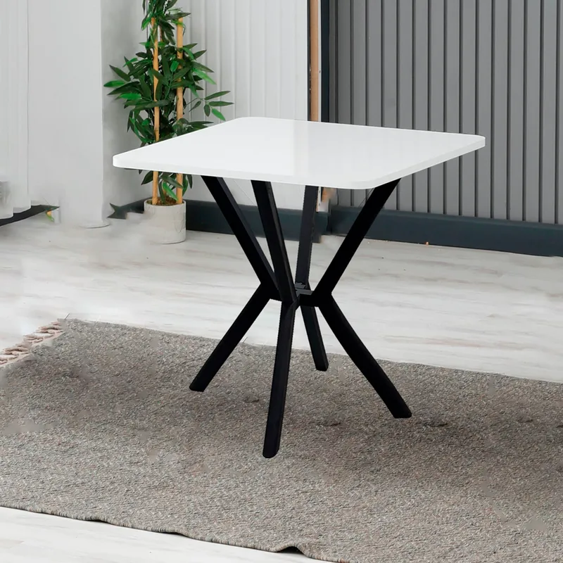 Τραπέζι Τραπεζαρίας Elma - White 225Aln1507 (70x74x70 cm)