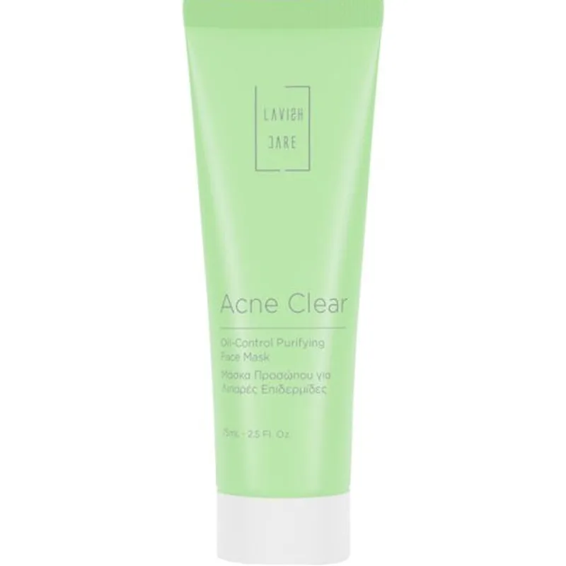 Lavish Care Acne Clear Oil Control Purifying Face Mask Καταπραϋντική Μάσκα Προσώπου Κατά των Ατελειών για Λιπαρές Επιδερμίδες 75m
