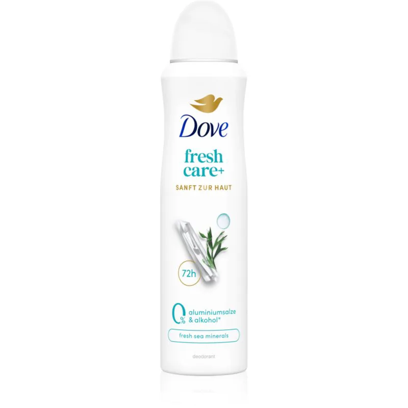 Dove 0% ALU Sea Minerals αποσμητικό χωρίς οινόπνευμα και αλουμίνιο σε σπρέι 150 ml