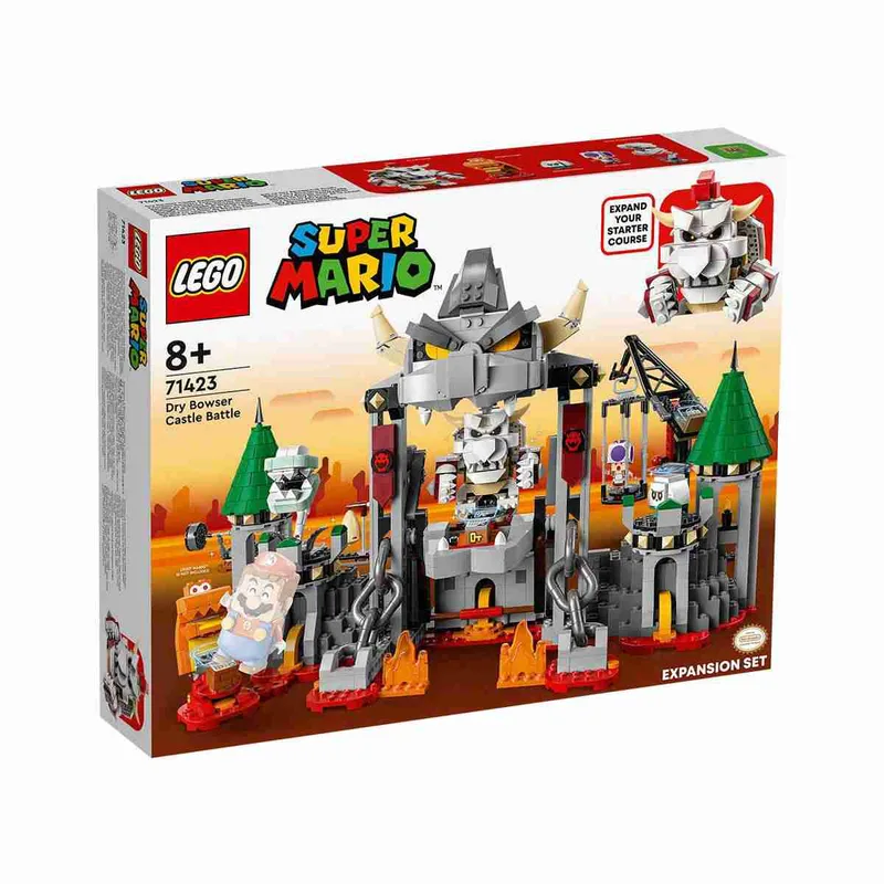 71423 Lego Super Mario Dry Bowser Castle Battle Expansion Set