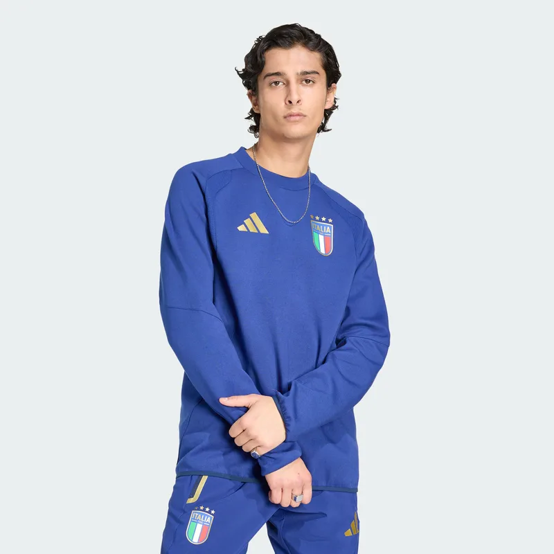 adidas Italy Tiro Travel Crew Ανδρικό Φούτερ (9000263702_66177)