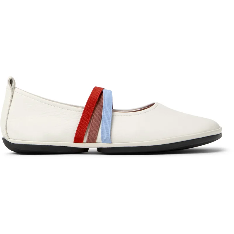 CAMPER Twins - Μπαλαρίνες Για Γυναικεία - Λευκό, Μέγεθος 36, Smooth leather