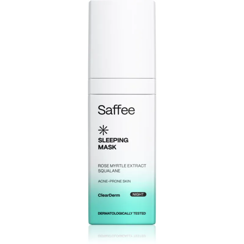 Saffee ClearDerm Sleeping Mask μασκα νύχτας για προβληματική επιδερμίδα 30 ml