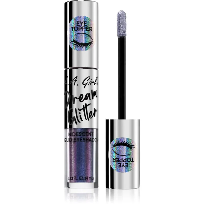 L.A. Girl Cosmetics Dream Glitter Υγρή γκλίτερ σκιά ματιών απόχρωση Meteo Shower 4 ml