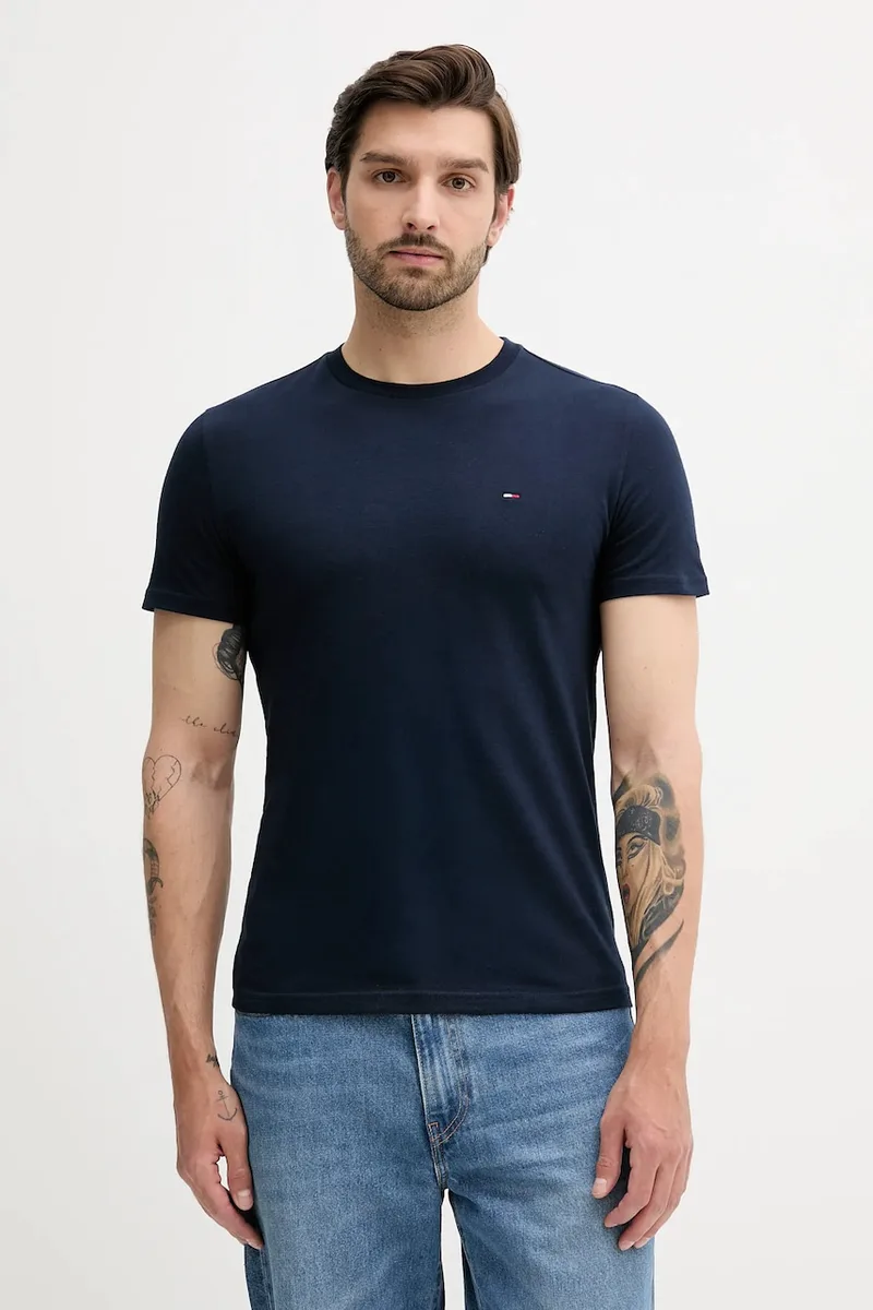 Tommy Jeans T-shirt basic Ανδρικό βαμβακερό 2-pack