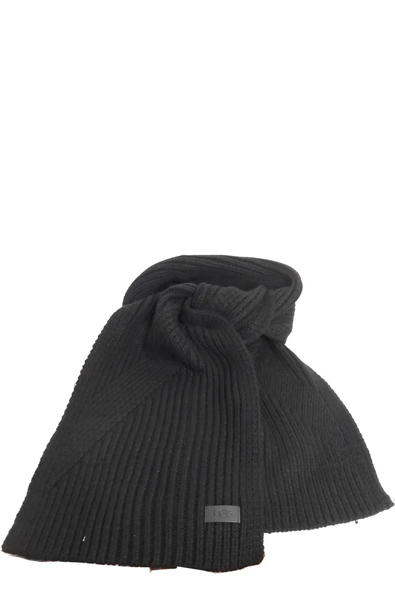 Κασκόλ Ugg Ribbed Knit Stripe 20089-BLK Ανδρικό