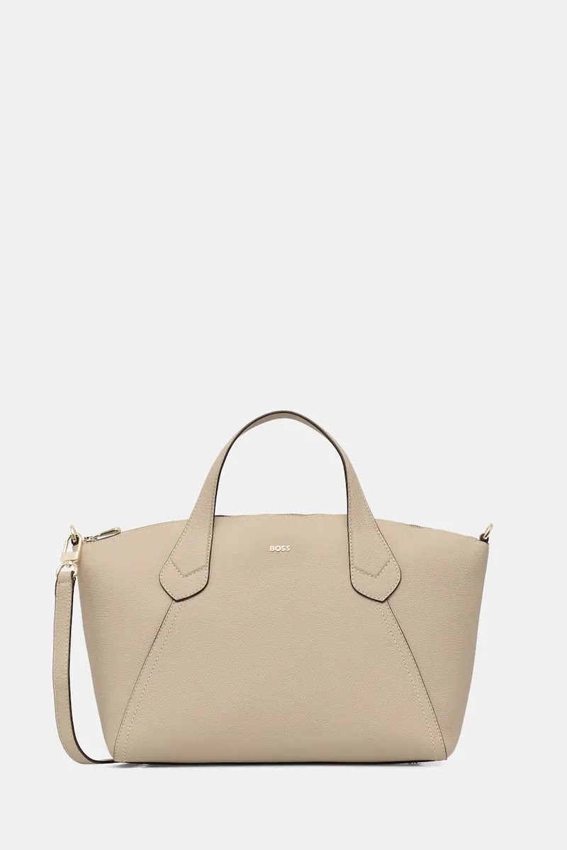 BOSS tote γυναικεία από απομίμηση δέρματος Lenah Zip Tote M