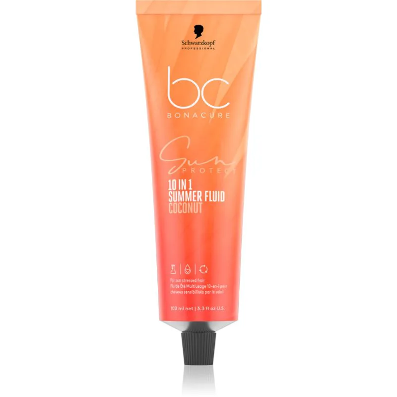 Schwarzkopf Professional BC Bonacure Sun Protect 10-in-1 Summer Fluid ενυδατικό υγρό για μαλλιά ταλαιπωρημένα από τον ήλιο 100 ml