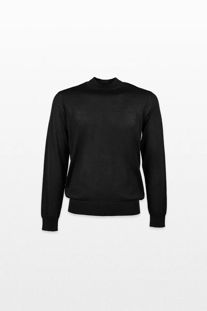 +39MASQ Ανδρικό Μαύρο Knit Sweater Black