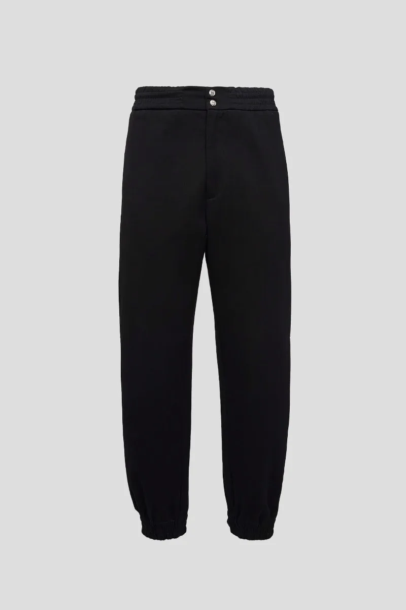 ALEXANDER MCQUEEN Ανδρικό Μαύρο Press Stud Cargo Trousers