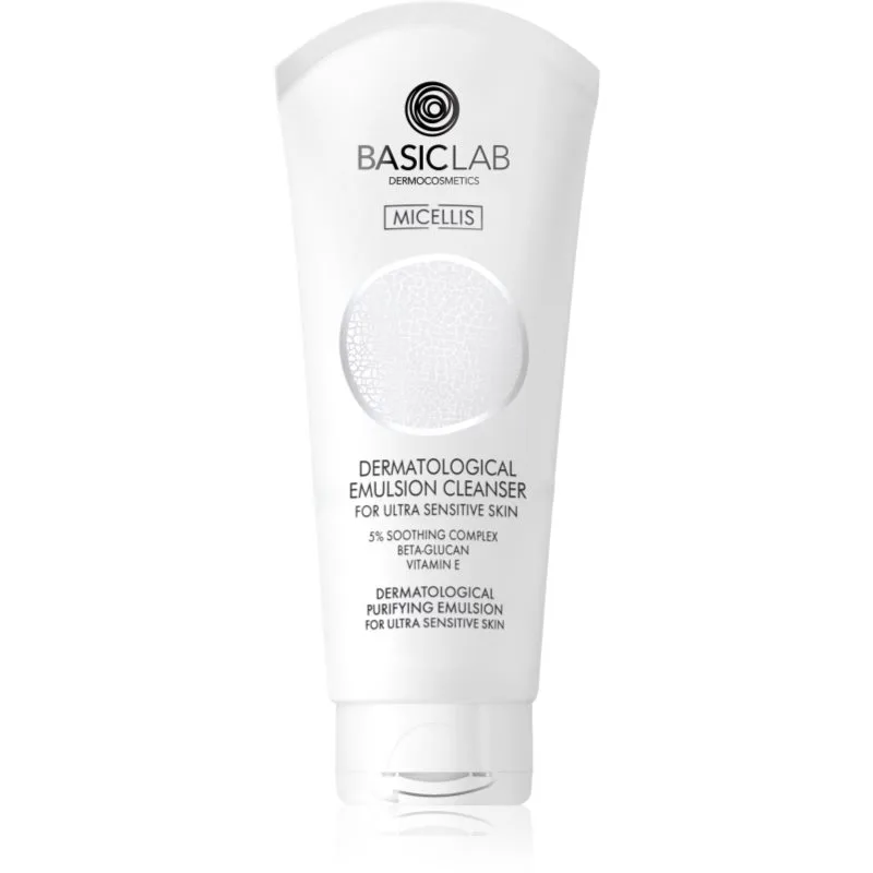 BasicLab Dermocosmetics Micellis απαλό καθαριστικό γαλάκτωμα για πολύ ευαίσθητη επιδερμίδα 100 ml