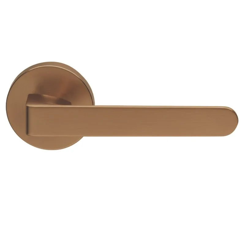 Πόμολα Πόρτας ILAVIO Χειρολαβές με ροζέτα 2471 Copper Aged (Τεμάχιο (δεξί εξώπορτας))