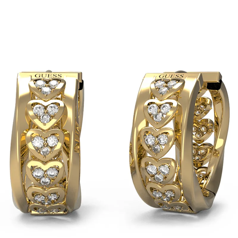 Σκουλαρίκια Guess JUBE0460 4JW Χρυσό