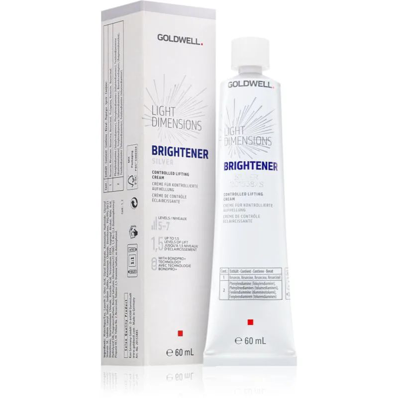 Goldwell Light Dimensions Brightener κρέμα φωτεινότητας για τα μαλλιά απόχρωση Silver 60 ml