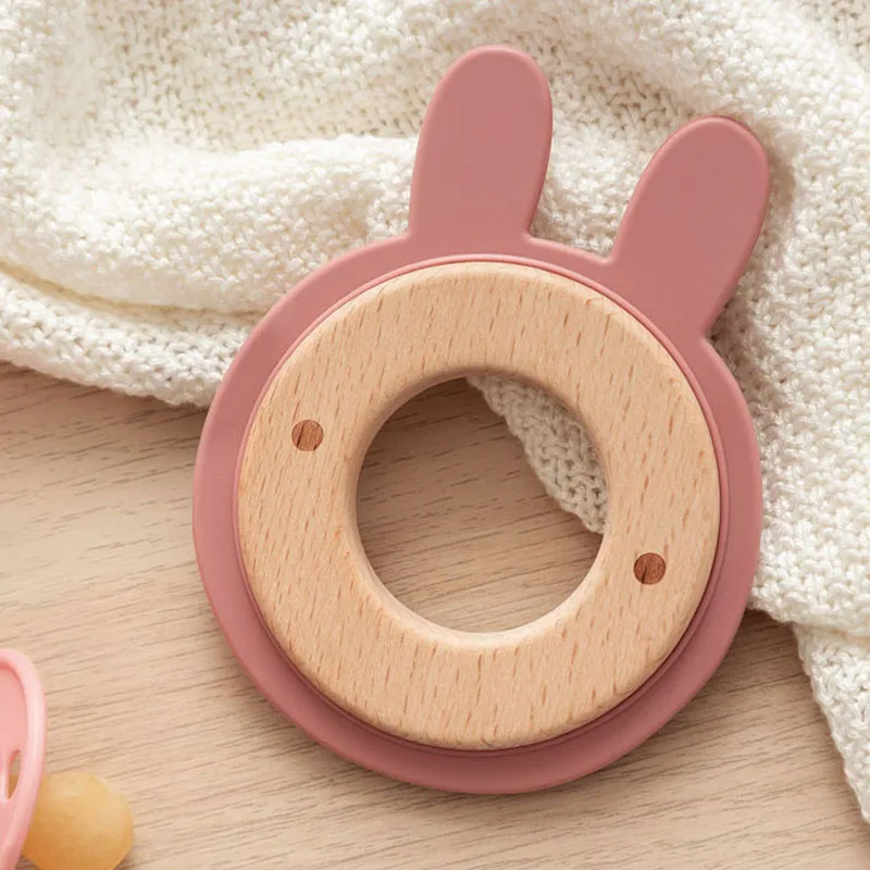 Μασητικό Kiokids Ecofriendly Bunny Ροζ 3236