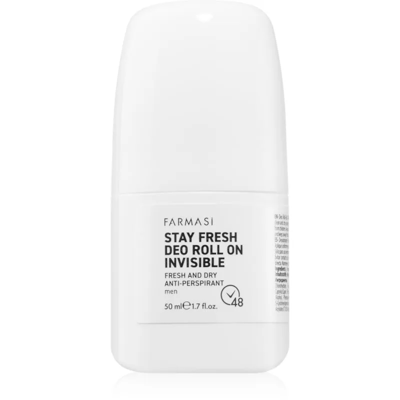 Farmasi Stay Fresh Αποσμητικό roll-on για άντρες 50 ml