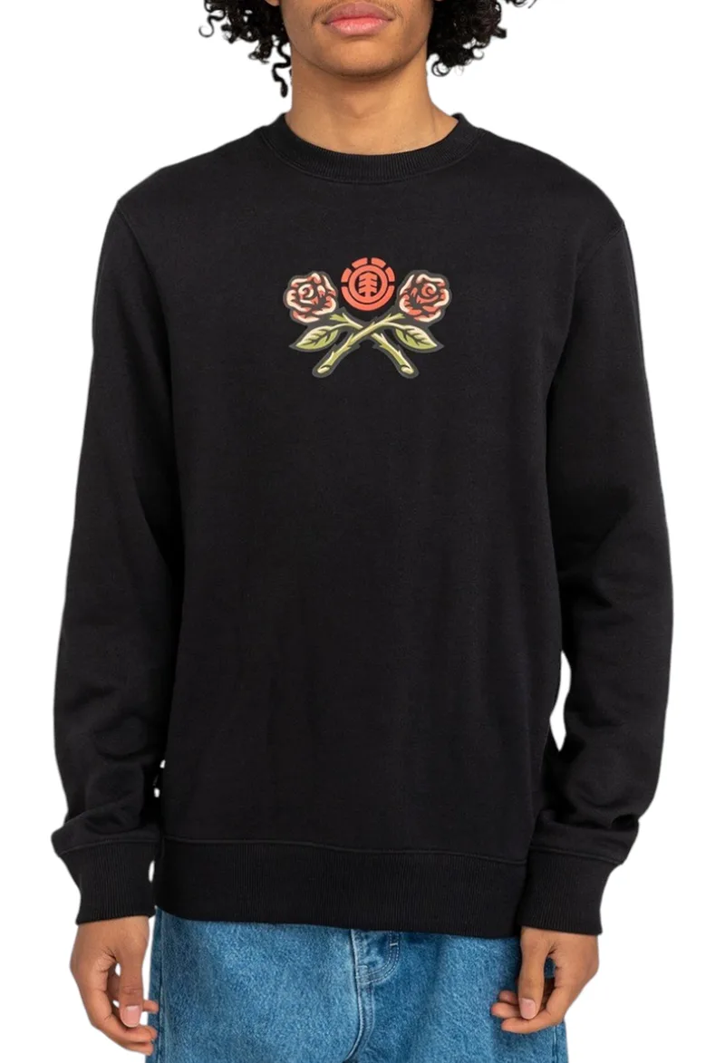 Μπλούζα Μακρυμάνικη Element Teddy Crew ELYSF00162-FBK Ανδρικό