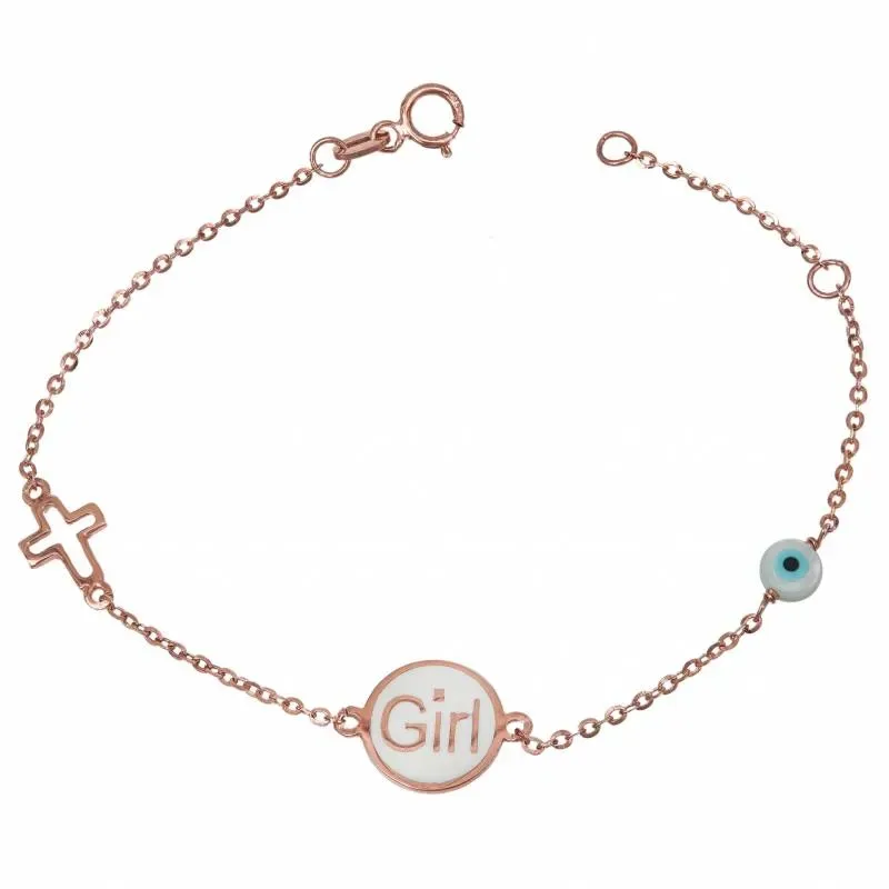 Βραχιολάκι για κορίτσι Κ14 Girl 033519 033519 Χρυσός 14 Καράτια