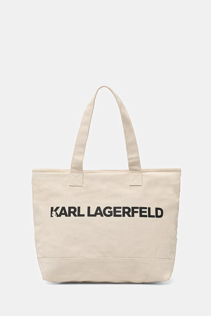Karl Lagerfeld Tote γυναικεία βαμβακερή K/ESSENTIAL