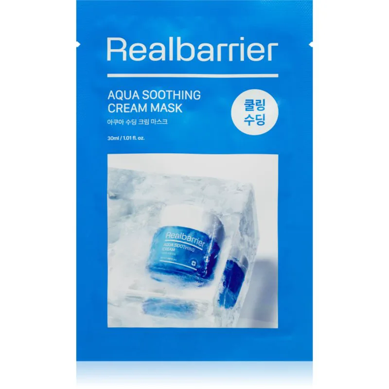 Real Barrier Aqua Soothing Cream Mask υφασμάτινη μάσκα ενυδάτωσης 30 ml
