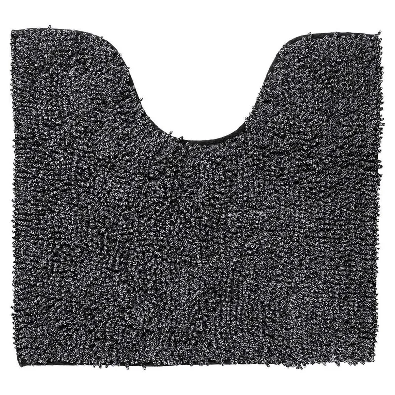 Ταπέτο Λεκάνης Chenille 55x60εκ. Misto Black Sealskin 294617019 (Ύφασμα: Chenille, Χρώμα: Μαύρο) - sealskin - sl-294617019