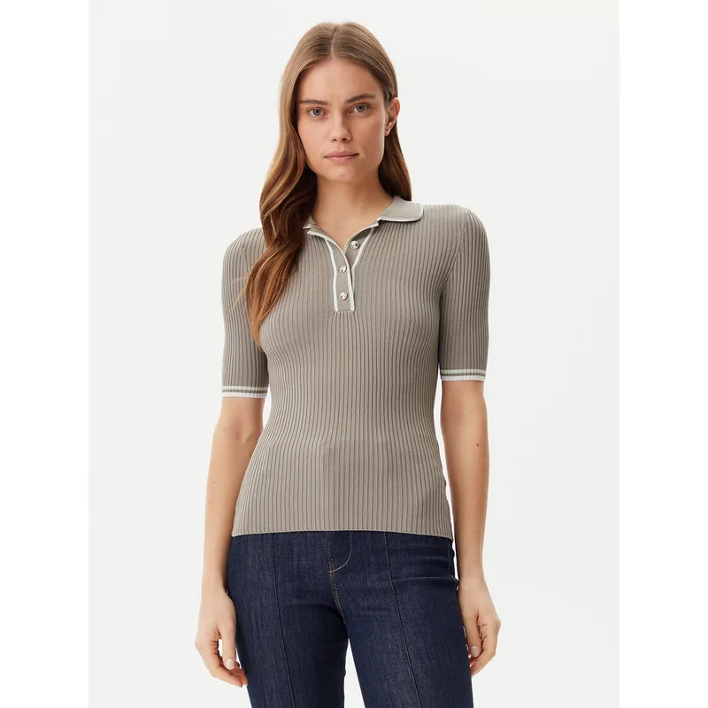 Guess Polo W5GR37 Z3L10 Πράσινο Regular Fit