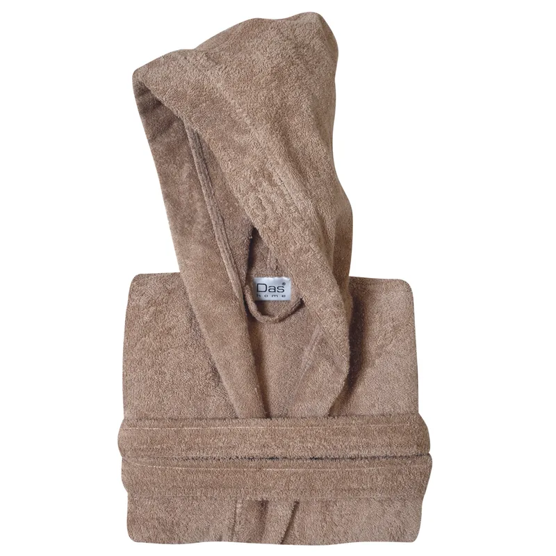 Μπουρνούζι με κουκούλα (XL) CASUAL LINE 1446, DAS HOME